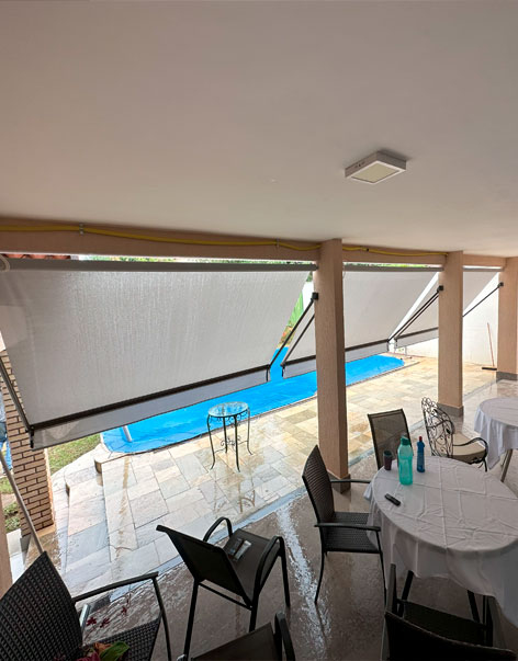 Toldo cortina com braço em Taguatinga